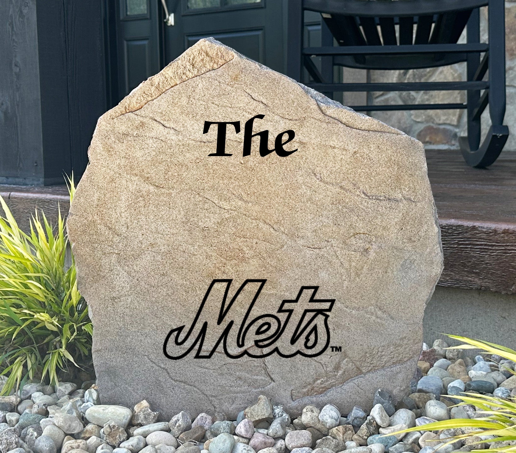 New York Mets Design-A-Stone Landscape Art Family Name