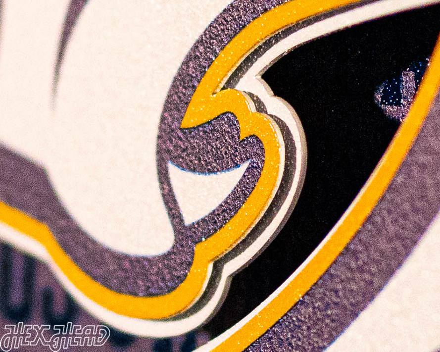 Nashville Predators CRAFT SERIES 3D Embossed Metal Wall Art