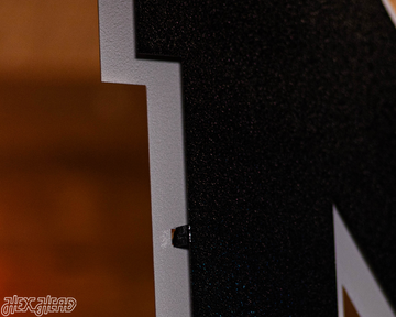 MONOCHROME - Nebraska Huskers "N" 3D Vintage Metal Wall Art