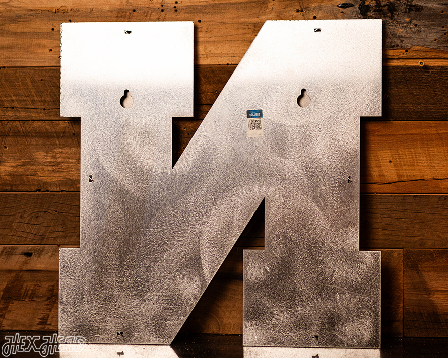 MONOCHROME - Nebraska Huskers "N" 3D Vintage Metal Wall Art