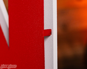 Nebraska Huskers "N" 3D Vintage Metal Wall Art