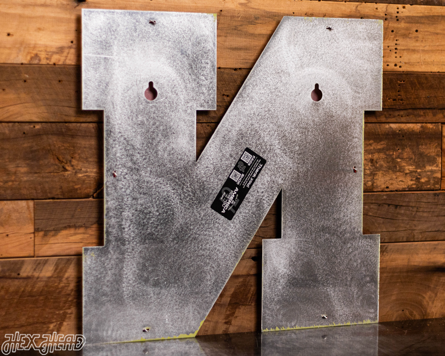 Nebraska Huskers "N" 3D Vintage Metal Wall Art