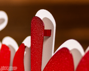 Nebraska "HUSKERS" RED Script 3D Vintage Metal Wall Art