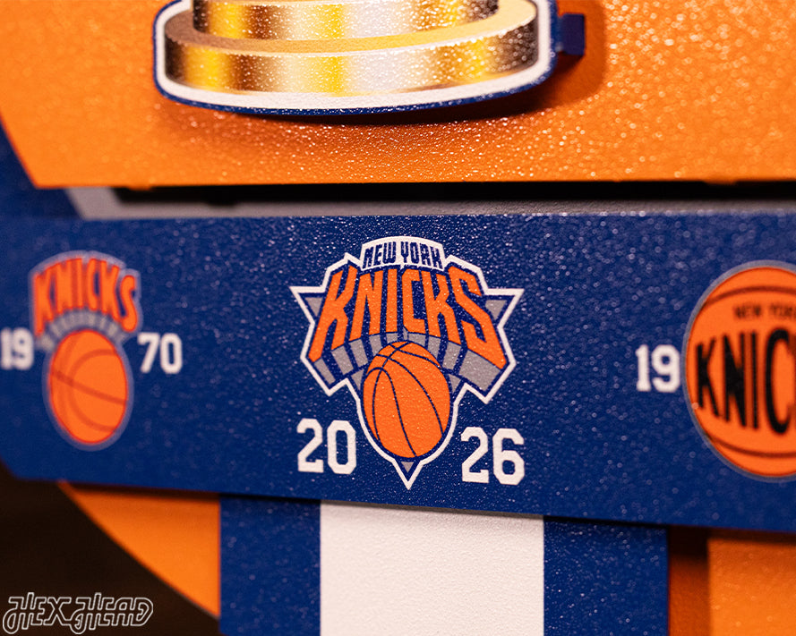 New York Knicks "Hex Head Exclusive" Dynasty 3D Metal Wall Art