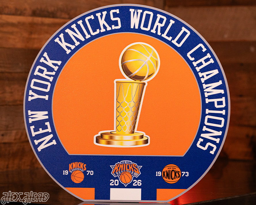 Single Layer 12" -- New York Knicks 2026 NBA Finals Champions