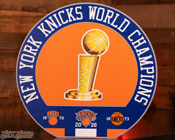 Single Layer 12" -- New York Knicks 2026 NBA Finals Champions