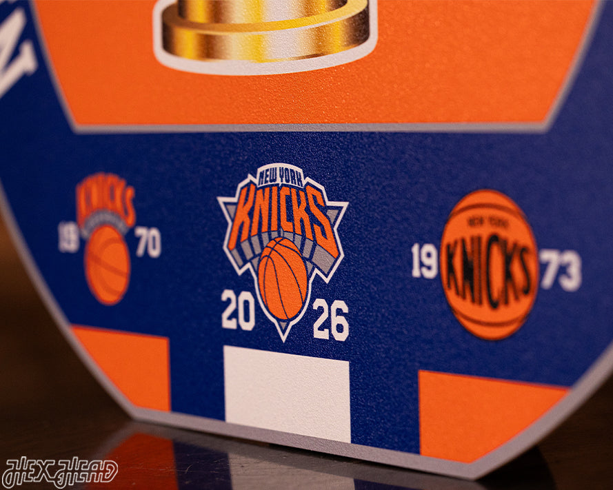Single Layer 12" -- New York Knicks 2026 NBA Finals Champions