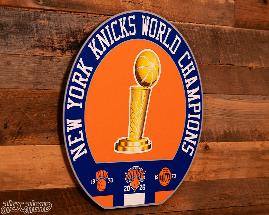 Single Layer 12" -- New York Knicks 2026 NBA Finals Champions