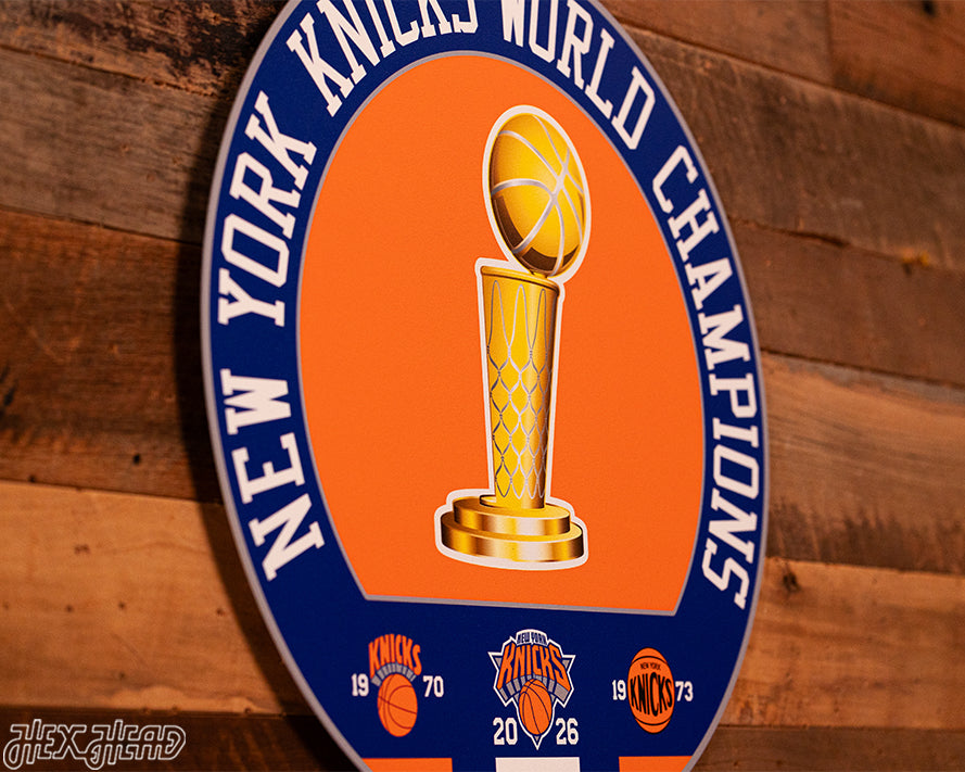Single Layer 12" -- New York Knicks 2026 NBA Finals Champions