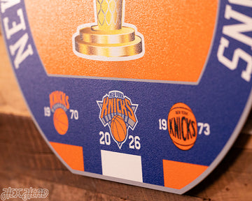 Single Layer 12" -- New York Knicks 2026 NBA Finals Champions