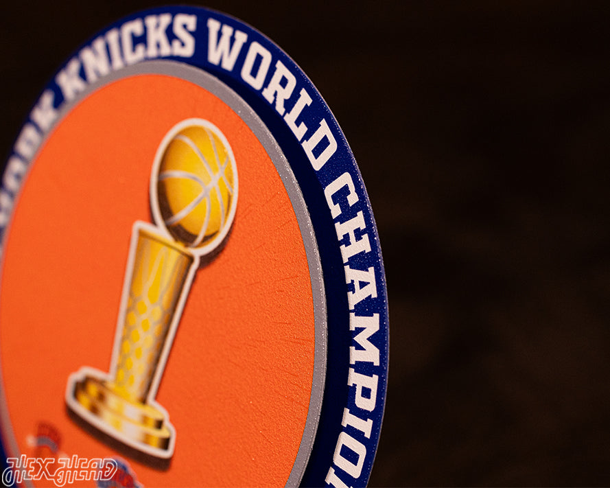 New York Knicks 2026 NBA Finals "Double Play" On the Shelf or on the Wall Art