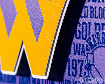 Golden State Warriors CRAFT SERIES 3D Embossed Metal Wall Art