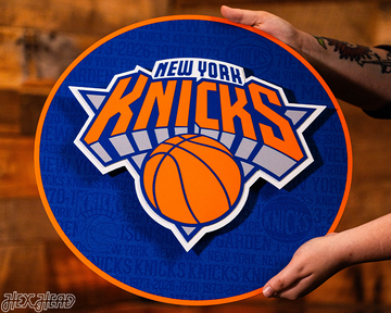 New York Knicks CRAFT SERIES 3D Vintage Metal Wall Art