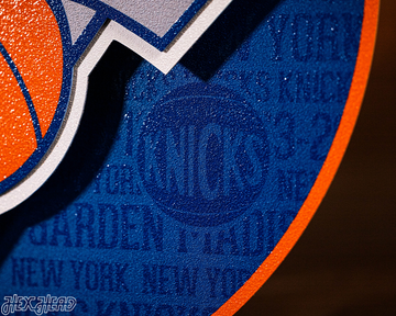 New York Knicks CRAFT SERIES 3D Vintage Metal Wall Art