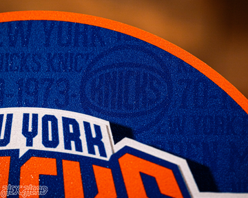 New York Knicks CRAFT SERIES 3D Vintage Metal Wall Art