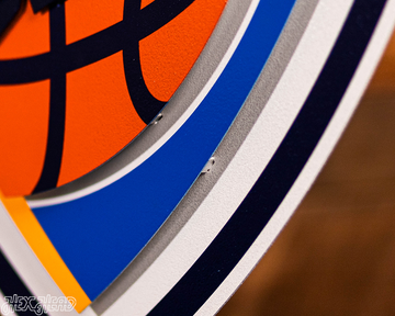Oklahoma City Thunder 3D Vintage Metal Wall Art