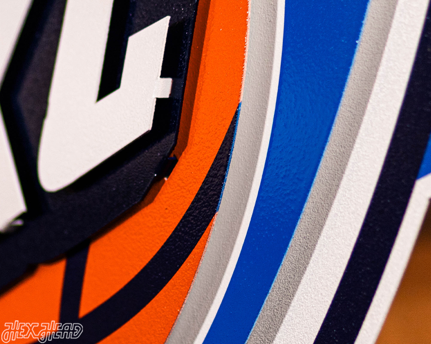 Oklahoma City Thunder 3D Vintage Metal Wall Art