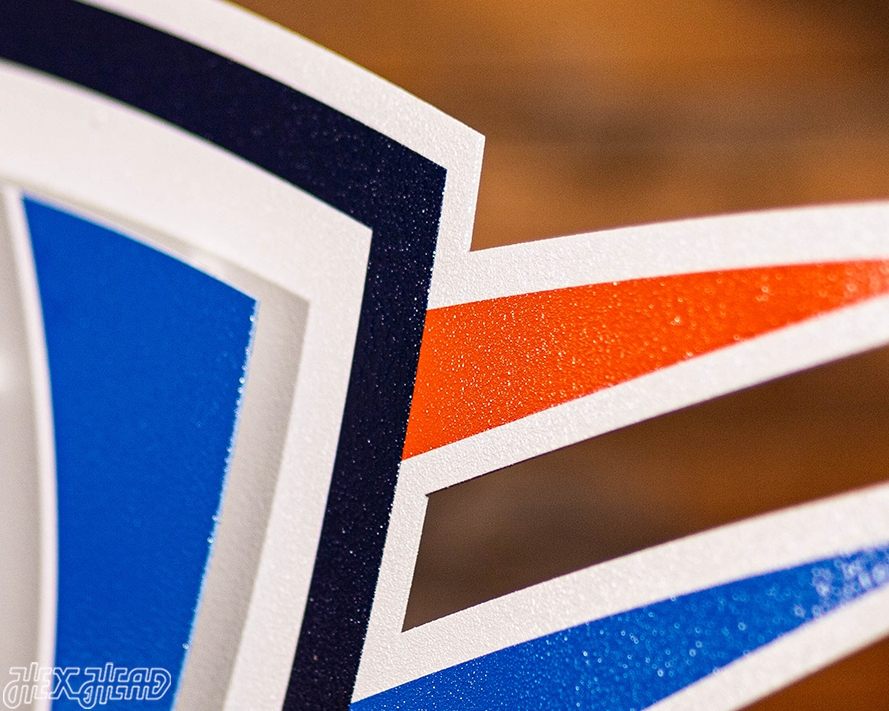 Oklahoma City Thunder 3D Vintage Metal Wall Art