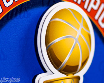 OFFICIAL Oklahoma City Thunder 2025 NBA Champions 3D Metal Wall Art