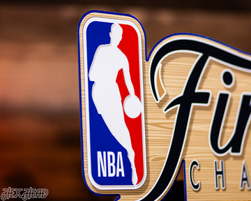 Hex Head EXCLUSIVE-Oklahoma City Thunder Single Layer 2025 NBA World Champions Metal Wall Art