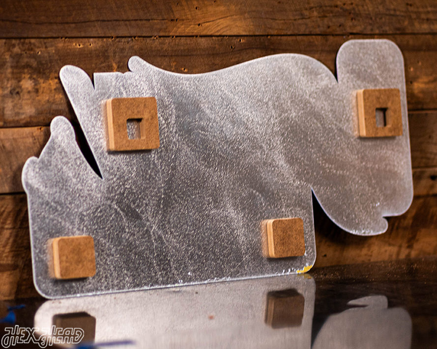 Hex Head EXCLUSIVE-Oklahoma City Thunder Single Layer 2025 NBA World Champions Metal Wall Art