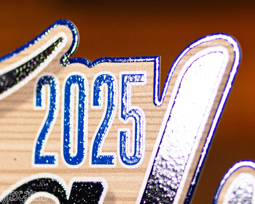 Hex Head EXCLUSIVE-Oklahoma City Thunder Single Layer 2025 NBA World Champions Metal Wall Art