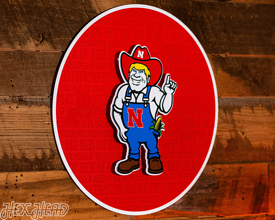 Nebraska Cornhuskers CRAFT SERIES 3D Embossed Metal Wall Art