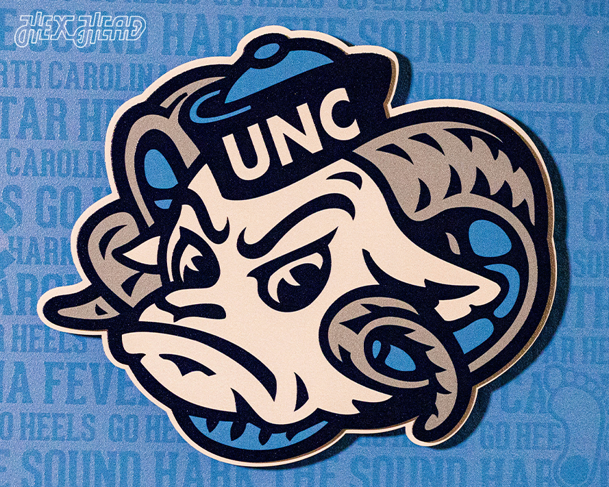 North Carolina Tar Heels CRAFT SERIES 3D Embossed Metal Wall Art