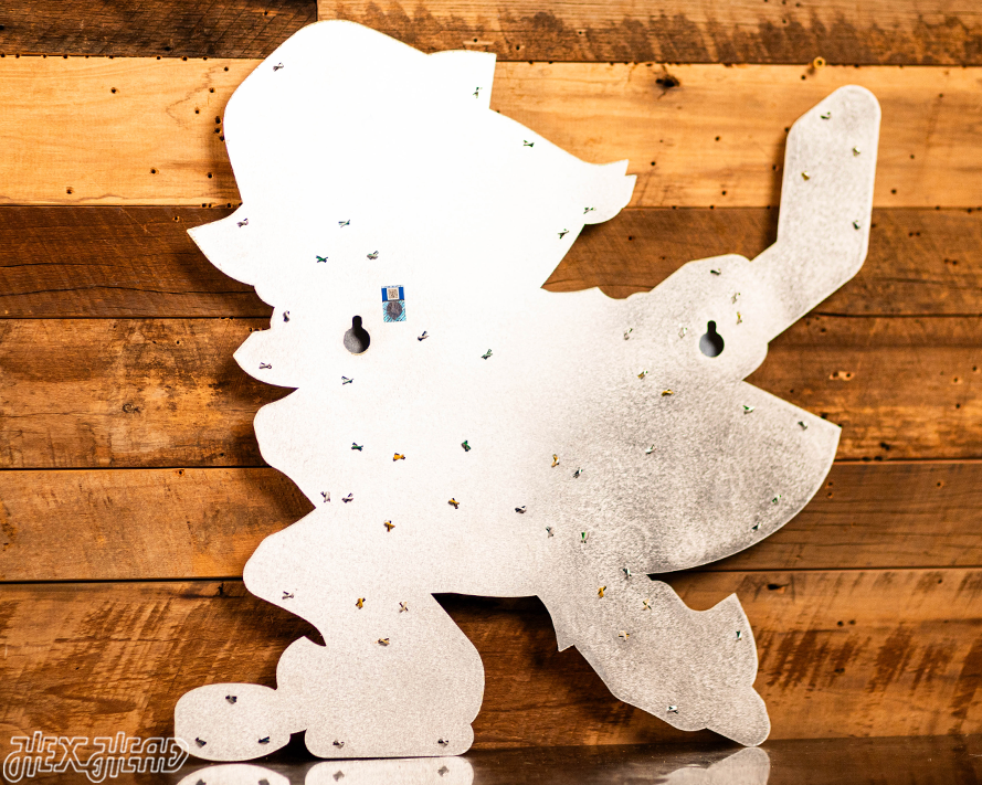 Notre Dame Fighting Irish Hockey Leprechaun 3D Vintage Metal Wall Art