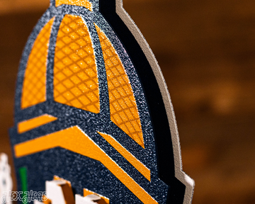 Notre Dame Fighting Irish Hex Head EXCLUSIVE 3D Metal Wall Art