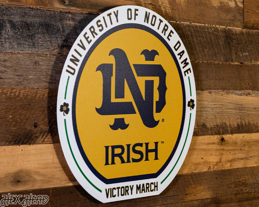 VARSITY Collection - Notre Dame "ND" Single Layer Wall Art