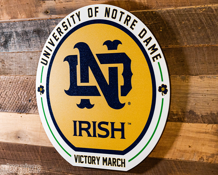 VARSITY Collection - Notre Dame "ND" Single Layer Wall Art