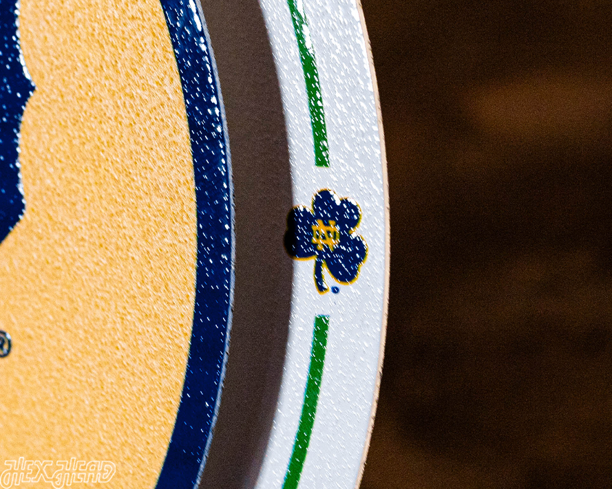 Notre Dame "ND" Double Play On the Shelf or on the Wall Art