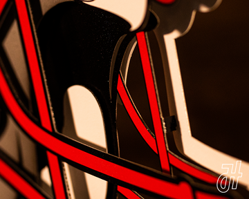 New England Patriots BLITZ Collection - 8 Layer Helmet 3D Vintage Metal Wall Art