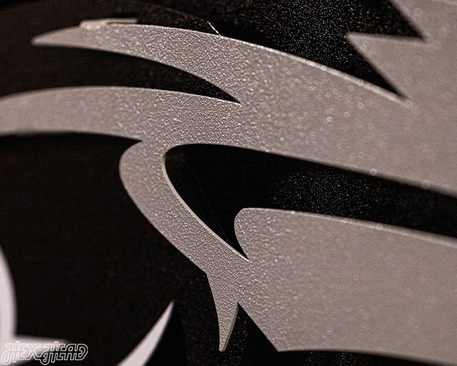 MONOCHROME - Baltimore Ravens "Raven Mascot" 3D Vintage Metal Wall Art