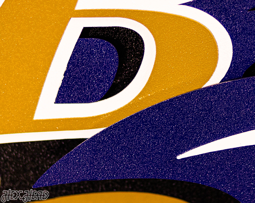 Baltimore Ravens "Raven Mascot" 3D Vintage Metal Wall Art