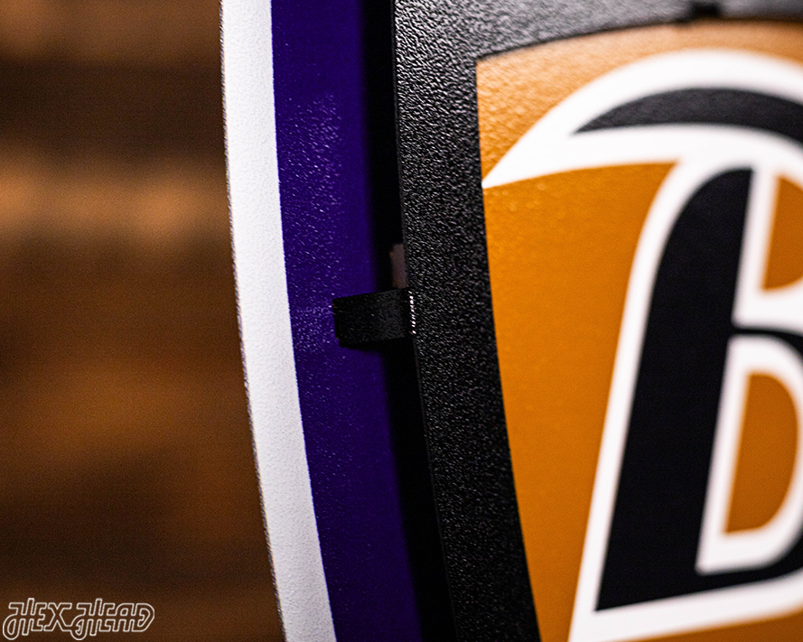 Baltimore Ravens "Shield" 3D Vintage Metal Wall Art