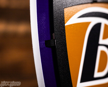 Baltimore Ravens "Shield" 3D Vintage Metal Wall Art