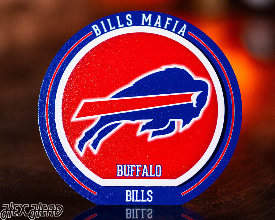 Buffalo Bills "Double Play" On the Shelf or on the Wall Art