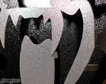 MONOCHROME - Chicago Bears "Roaring Bear" 3D Vintage Metal Wall Art