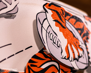 Cincinnati Bengals "1968" Classic Tiger 3D Vintage Metal Wall Art