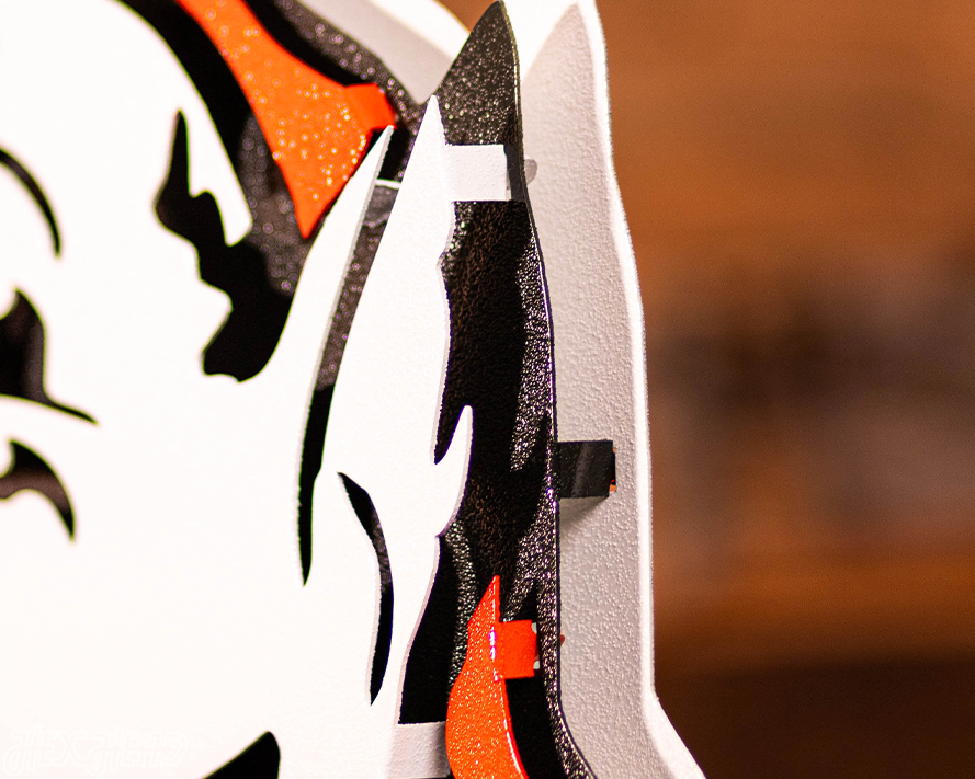 Cleveland Browns "Brownie" 3D Vintage Metal Wall Art