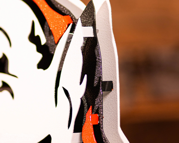 Cleveland Browns "Brownie" 3D Vintage Metal Wall Art