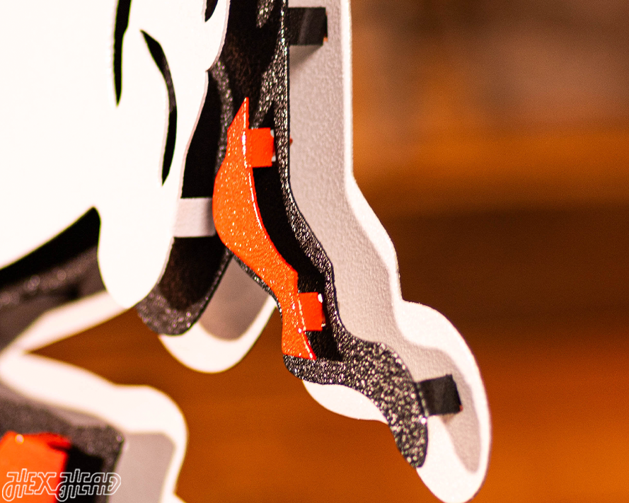 Cleveland Browns "Brownie" 3D Vintage Metal Wall Art