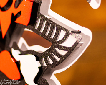 Cleveland Browns "Brownie" 3D Vintage Metal Wall Art