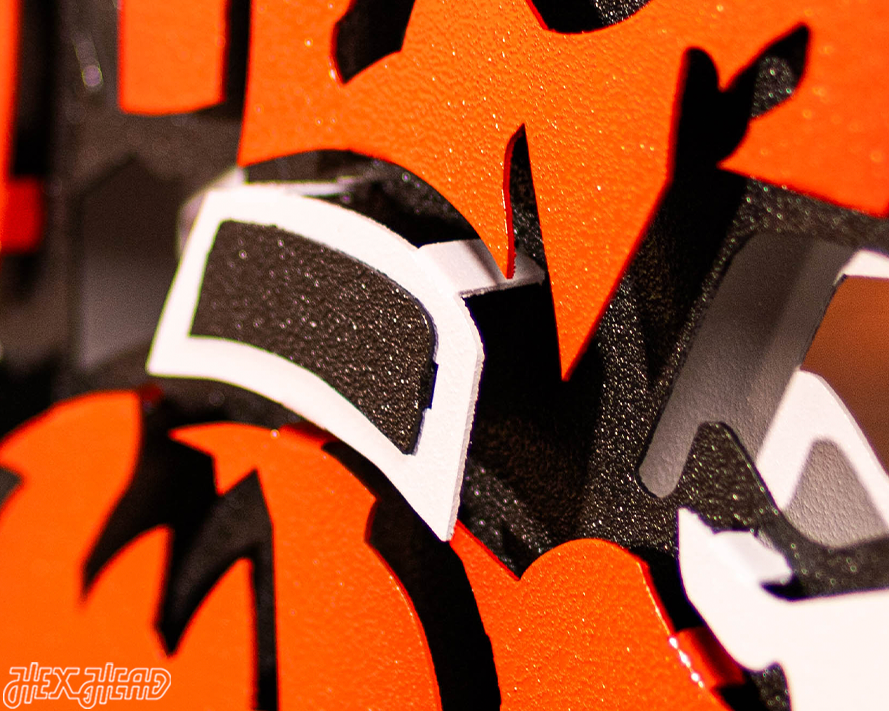 Cleveland Browns "Brownie" 3D Vintage Metal Wall Art