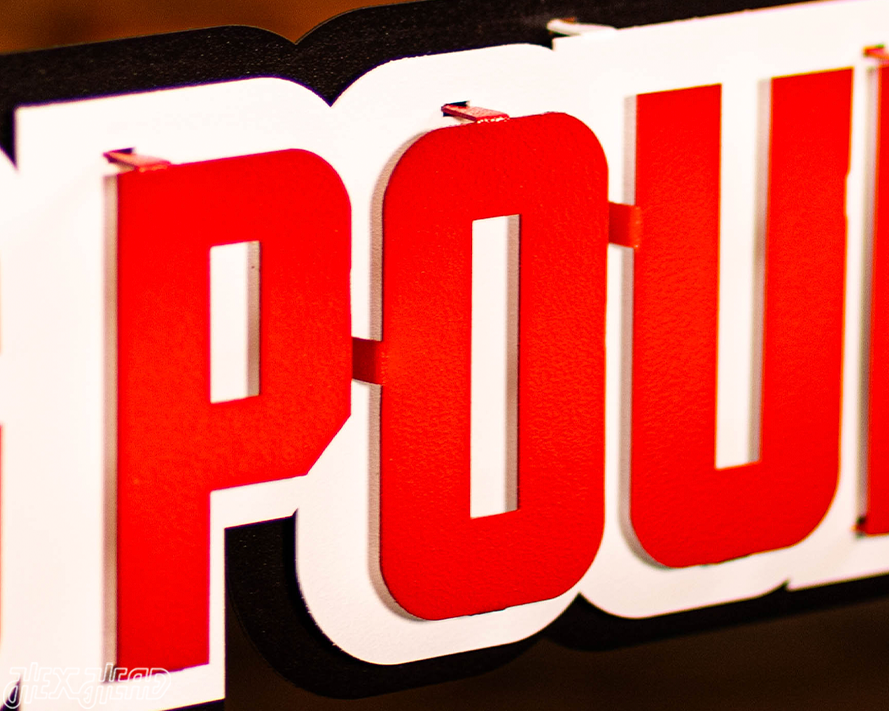 Cleveland Browns "DAWG POUND" 3D Vintage Metal Wall Art