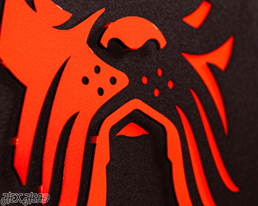 Cleveland Browns Bulldog Head 3D Metal Wall Art