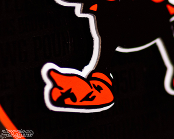 Cleveland Browns CRAFT SERIES 3D Embossed Metal Wall Art