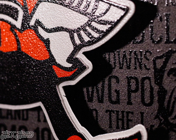 Cleveland Browns CRAFT SERIES 3D Embossed Metal Wall Art